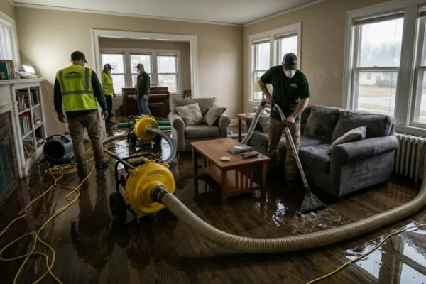 Flood Damage Cleanup in Peoria, IL