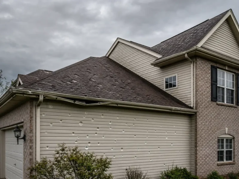 Hail Damage Repair Peoria IL – What Hail Actually Does to Your Roof and Home
