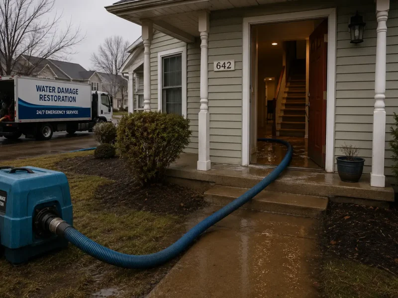 Water Mitigation Peoria IL – What It Is, Why It Comes First, and How It Affects Your Total Restoration Cost